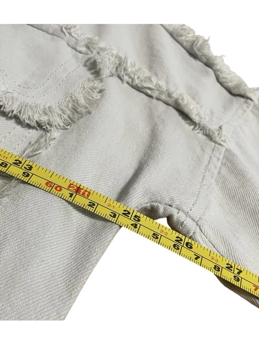 ELAN “Rock & Roll” Gray Distressed Cotton Denim-Like Snap Up Oversized Jacket XS - Picture 5 of 13